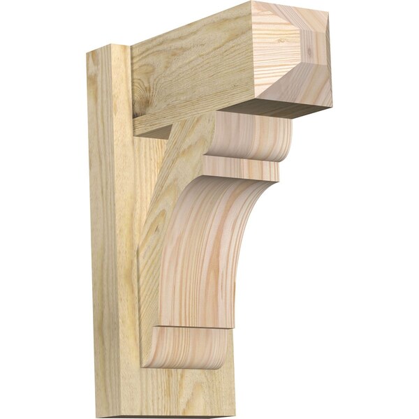 Ekena Millwork Olympic Craftsman Rough Sawn Outlooker, Douglas Fir, 6"W x 12"D x 16"H OUT06X12X16OLY04RDF - main